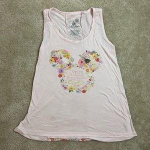 Disney Epcot Flower and Garden Floral Tank Top
